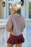 This & That Chunky Cardigan - Light Taupe