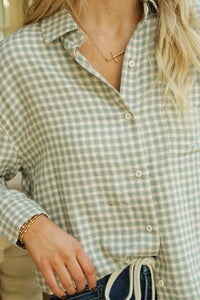Z-Supply: River Plaid Button Up - Emerald Cove