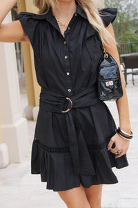 Sincerely Ours: Cara Mini Dress - Black