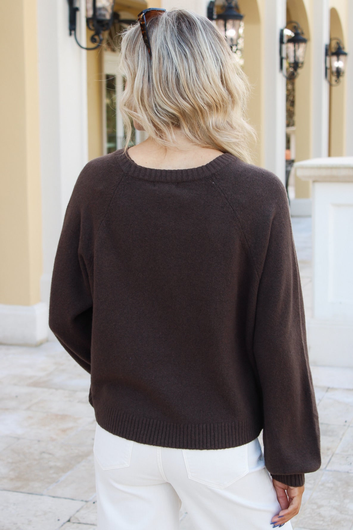 Z Supply: Coming Up Cozy Sweater - Dark Chocolate