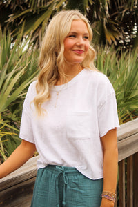 Z Supply: Everyday Pocket Tee - White