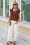 Moment Of Truth Sweater Vest - Brown
