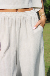 Sadie & Sage: Garden Sun Pants - Taupe