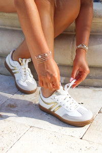 Brooklyn Low-Top Sneaker - Gold