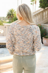 Sadie & Sage: Maisley Crew Neck Sweater - Fog Multi