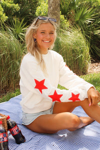 Z Supply: Stars First Date Sweatshirt - Sea Salt