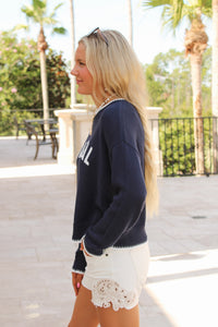 Z Supply: Sienna Coastal Sweater - Eclipse