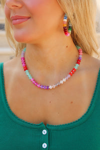 Eleanora Beaded Necklace - Multi