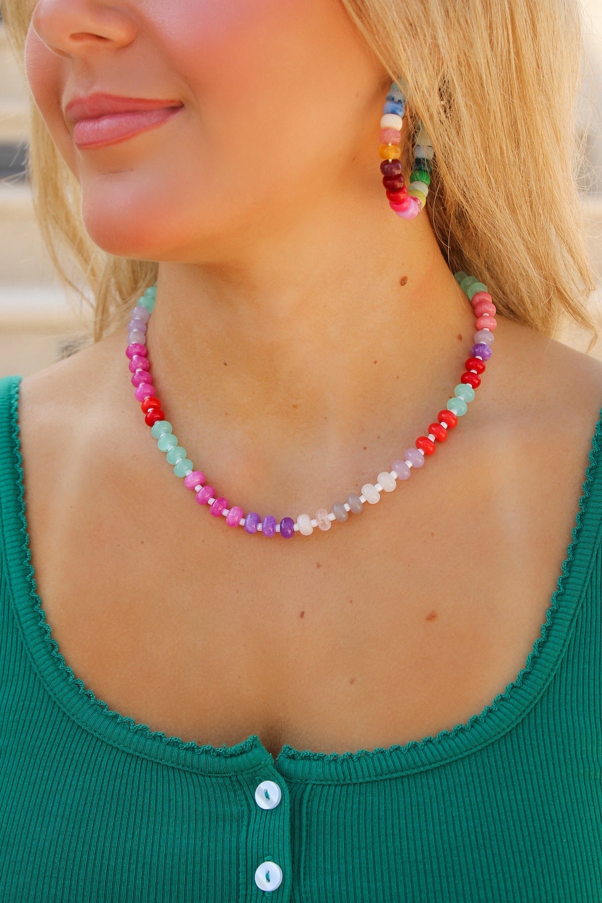 Eleanora Beaded Necklace - Multi