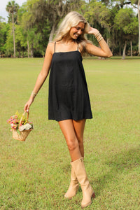 Z Supply: Maude Mini Dress - Black