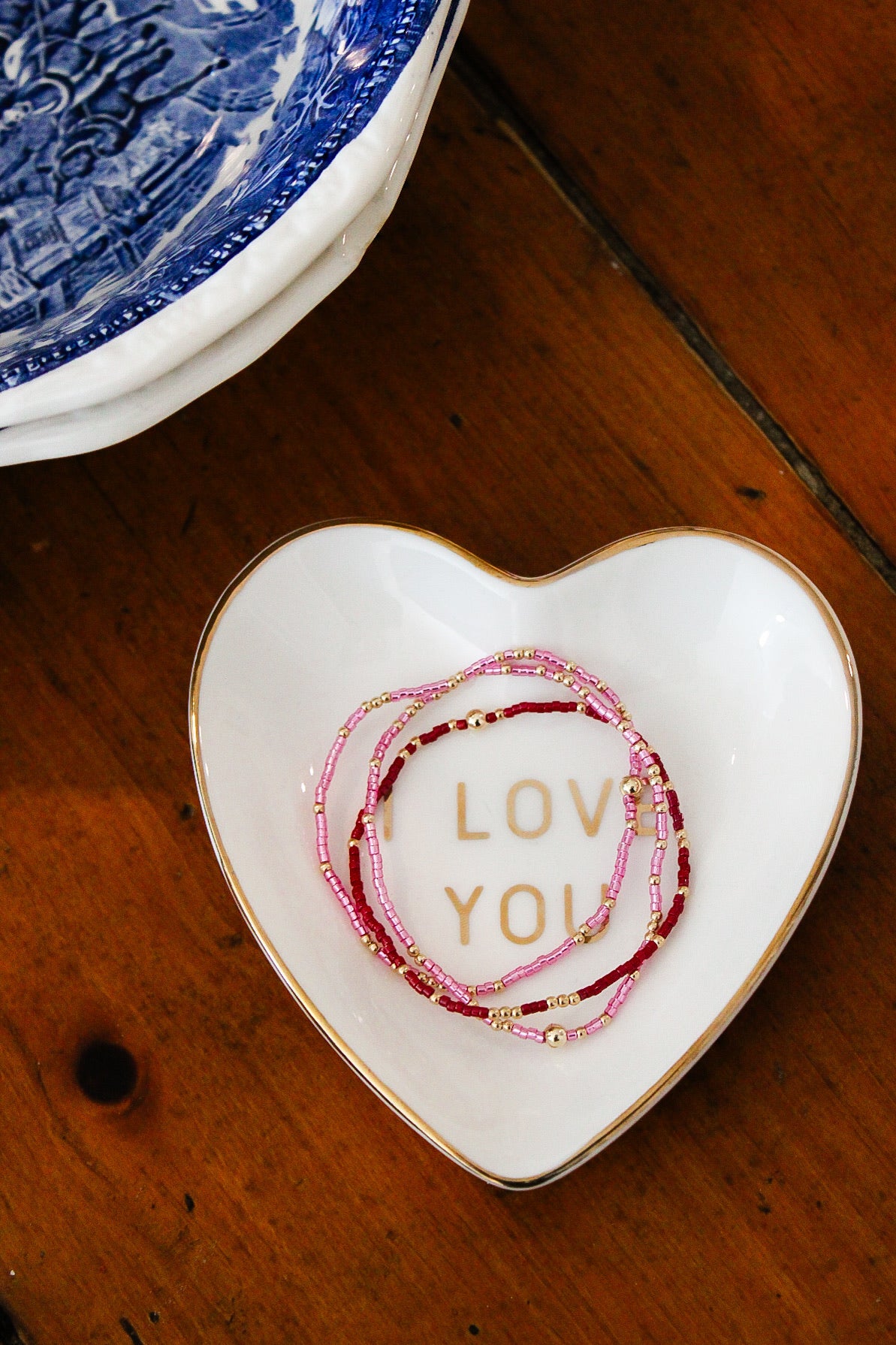 Ceramic Trinket Tray | I Love You Trinket Dish