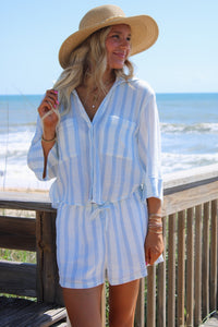 Z Supply: Helena Striped Shirt - Sea Salt