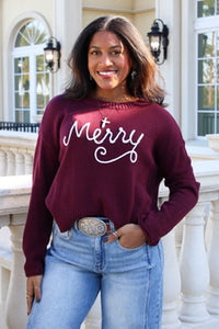 Z Supply: Sienna Merry Sweater - Merlot