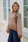 Dear John: Pasquette Sweater - Mocha Stripe