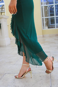 Gracie Open Toe Dress Heel - Gold