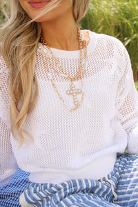Z Supply: Star Of The Show Sweater - White
