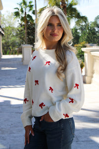 Z Supply: Tie The Ribbon Sweater - Warm White