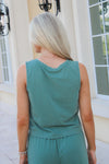 Z Supply: Sloane V-Neck Top - Hunter Green