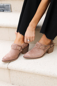 The Renegade Sling Back Bootie - Taupe