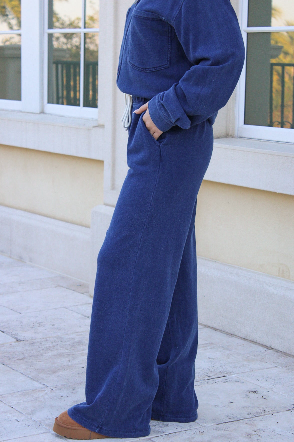 Z Supply: Hunter Knit Denim Pant - Indigo