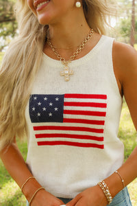 Sadie & Sage: American Spirit Sweater Tank