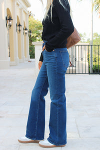 Z Supply: The Studio Modern Boot Cut Jeans - Inkwell