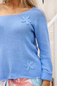 Summer Tide Starfish Sweater - Blue
