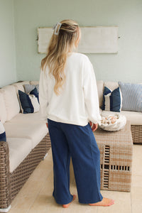 Z Supply: Crew Boyfriend Sweatshirt - Sea Salt