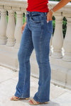Cassie High Rise Bootcut Jeans - Medium Wash
