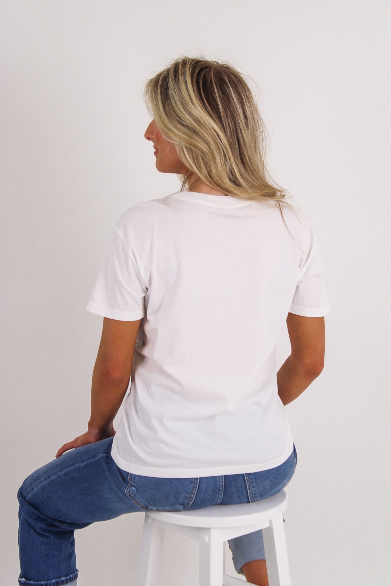 Z Supply: Spritz Boyfriend Tee - Sea Salt