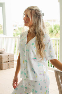 Z Supply: Court Sport PJ Top - White