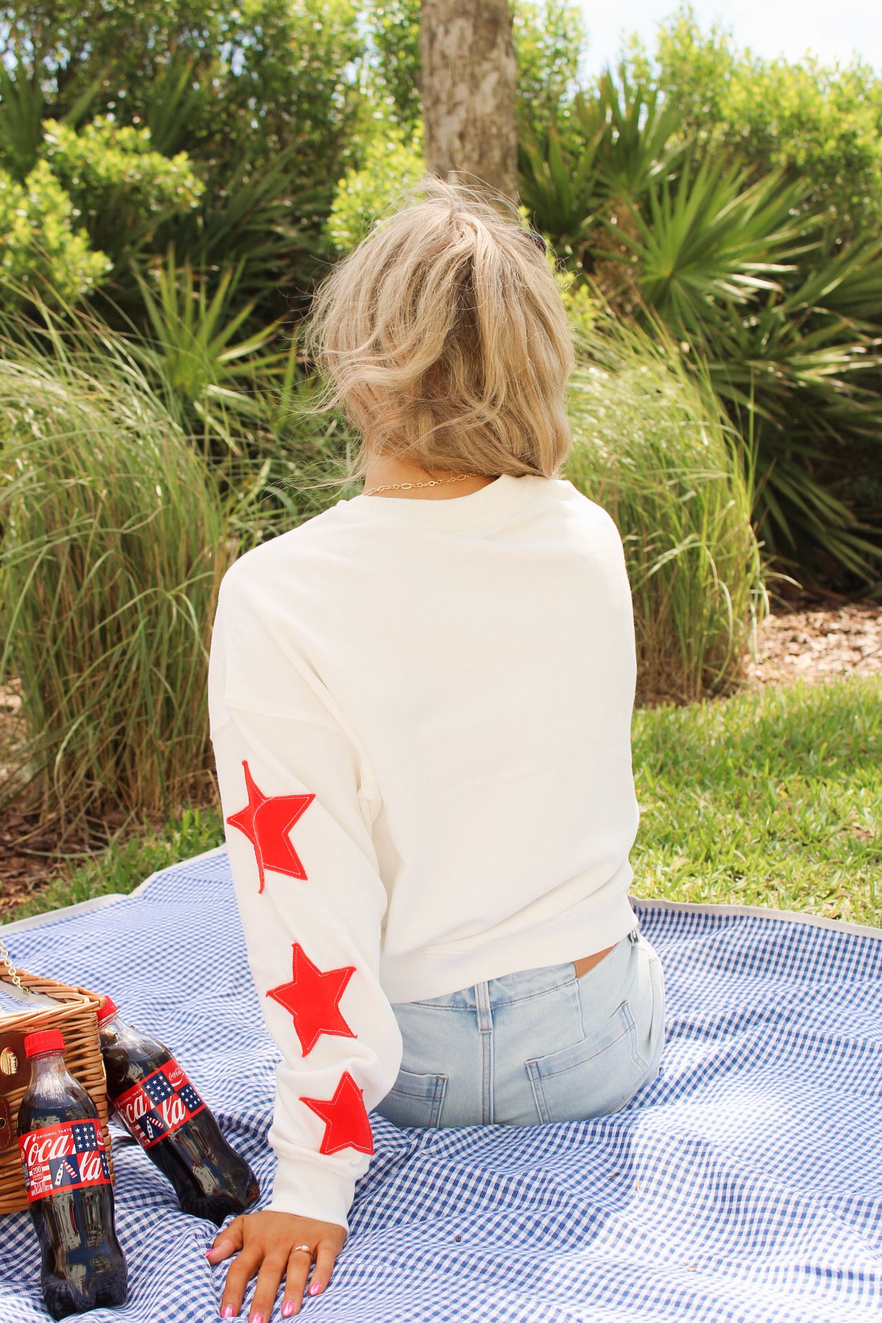 Z Supply: Stars First Date Sweatshirt - Sea Salt