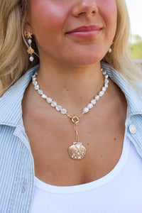 Catalina Pearl Luxe Shell Necklace