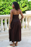 Own The Night Strapless Dress - Americano