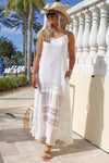 Summer Dreams Lace Maxi Dress - White