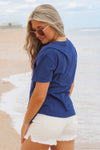 Z Supply: Party Boyfriend Tee - Yacht Blue