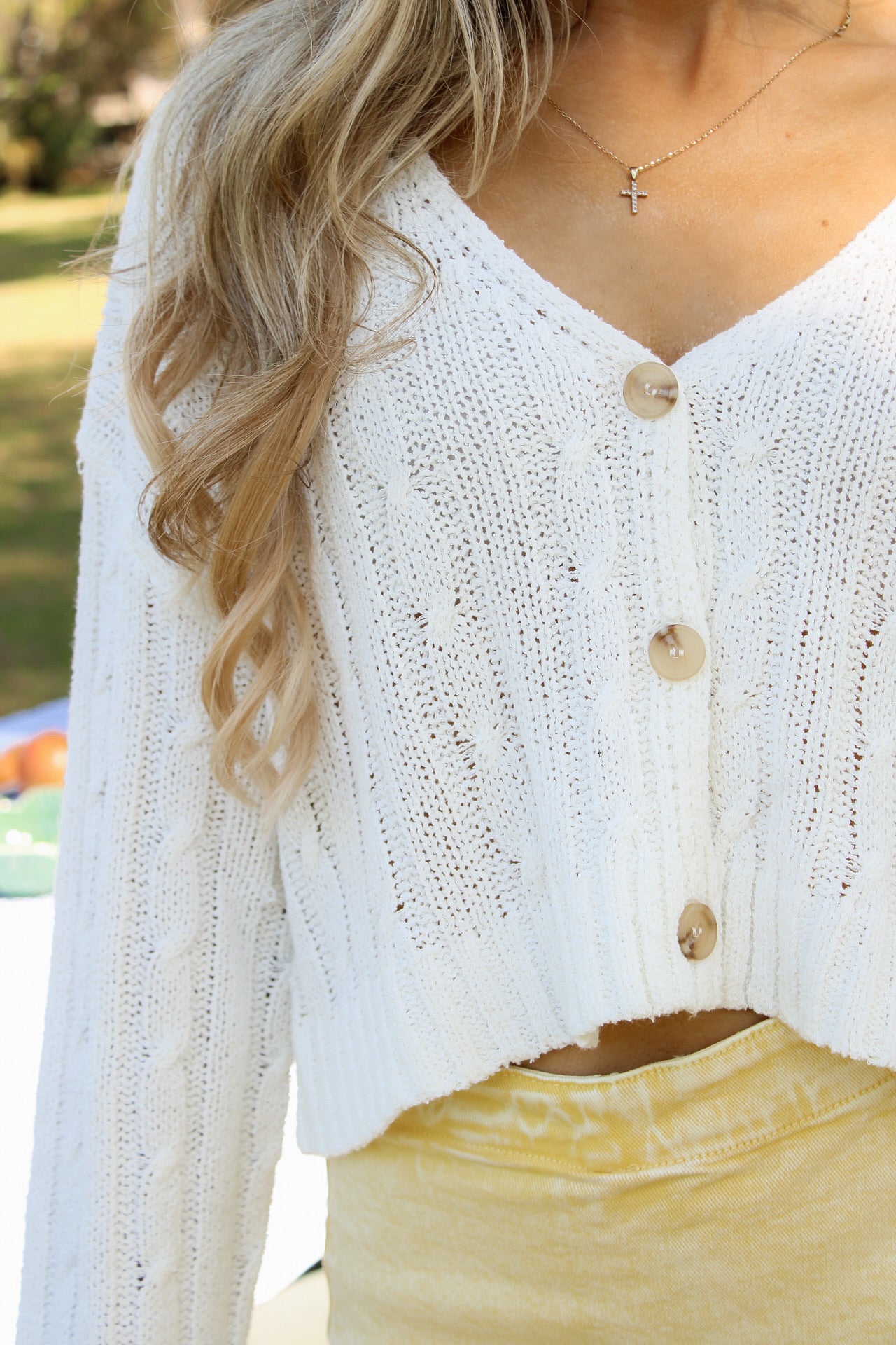 Sadie & Sage: You And Me Cardigan - White