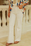 Dear John: Fiona High Rise Wide Leg Jeans - Wheat