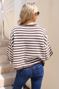 Everyday Intentions Button Down Cardigan - Brown
