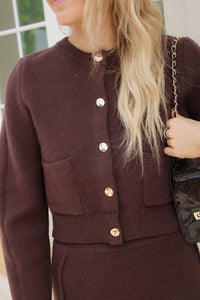 Sincerely Ours: Fallon Sweater - Mahogany