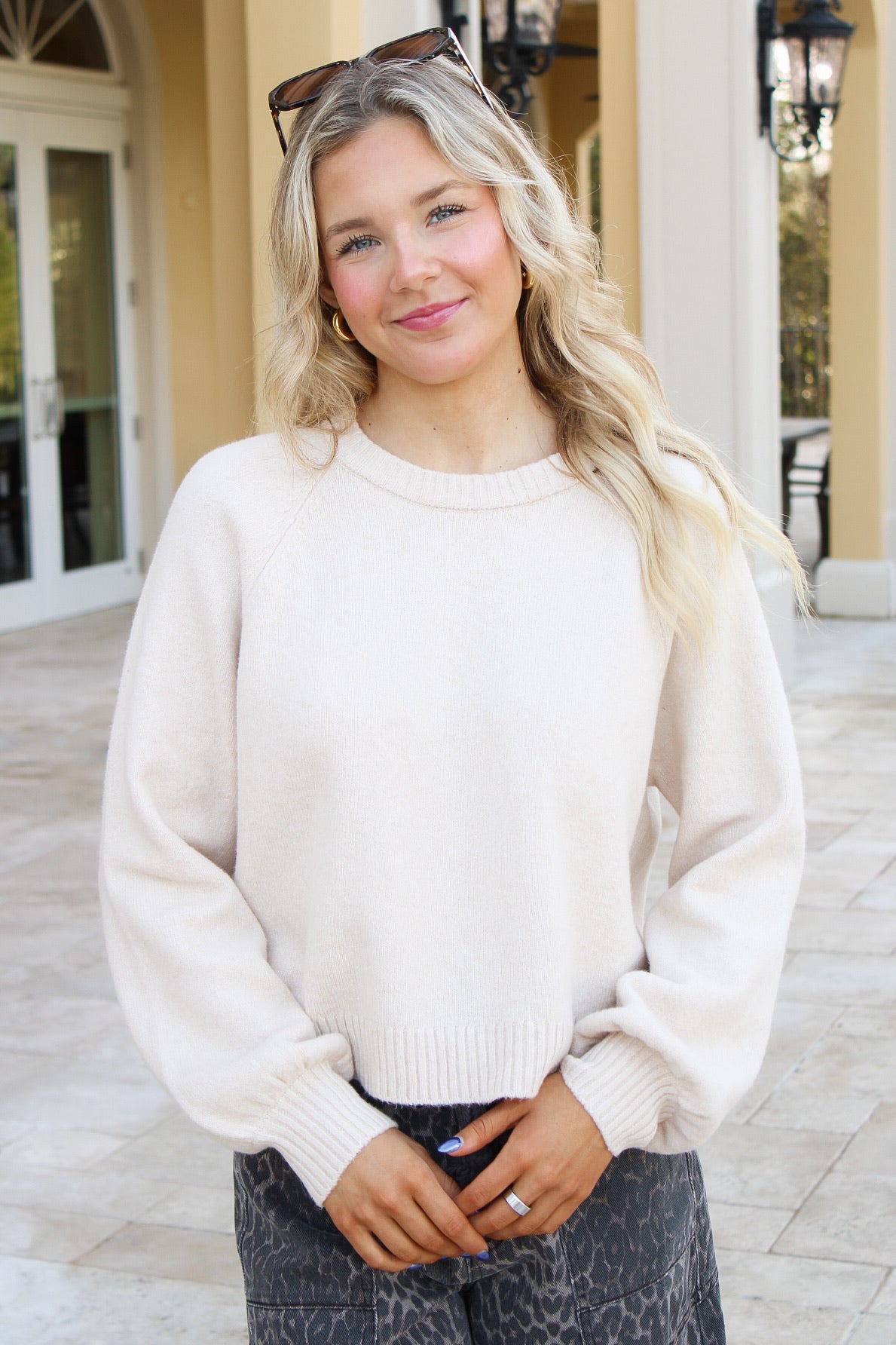 Z Supply: Coming Up Cozy Sweater - Soft Ecru