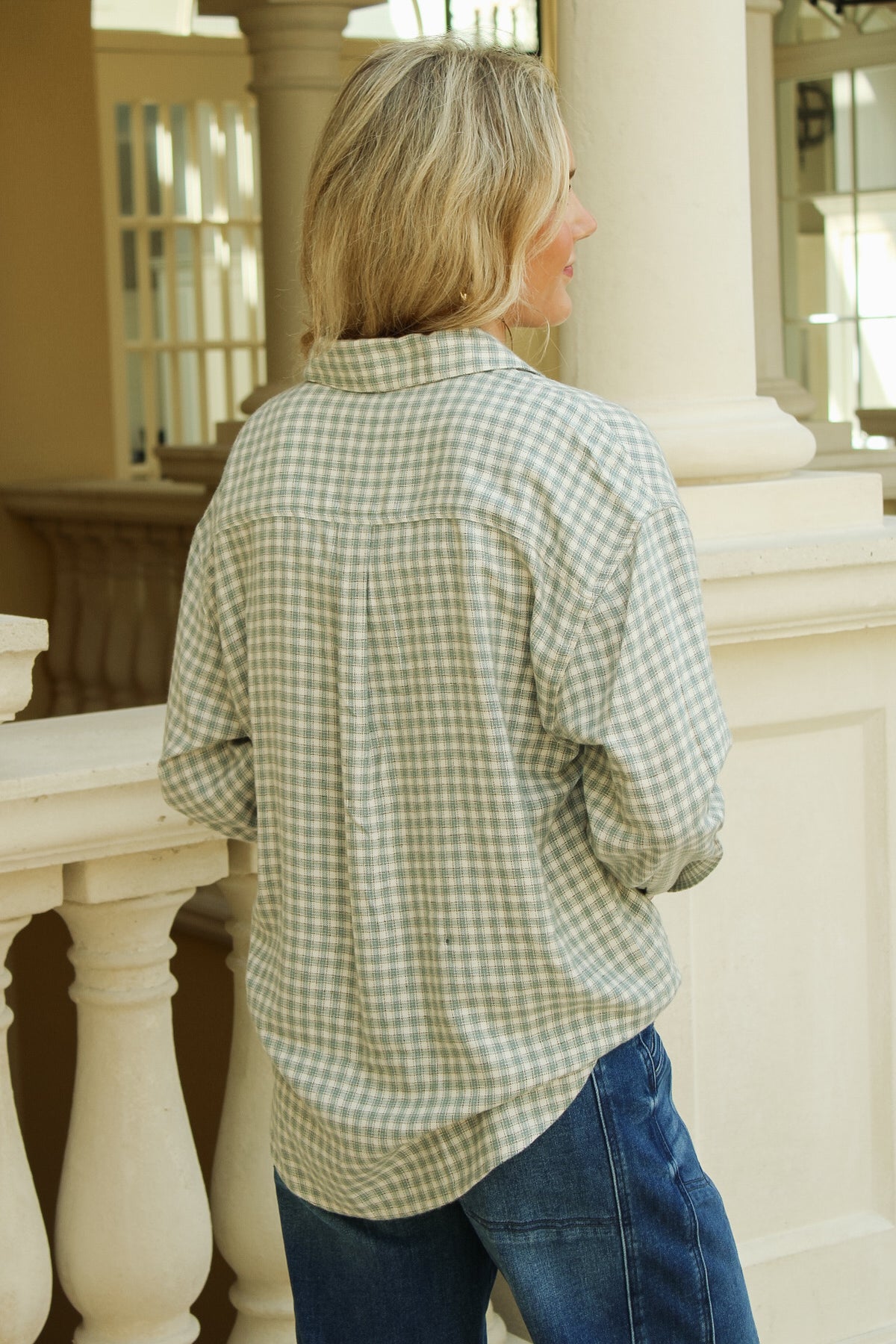 Z-Supply: River Plaid Button Up - Emerald Cove