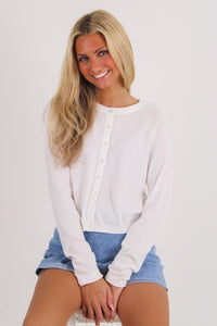 Z Supply: The Perfect Layer Cardigan - White