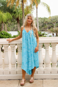 Ocean Whisper Wide Leg Jumper - Turquoise