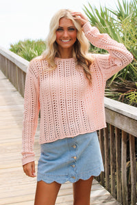 Z Supply: Upland Crochet Sweater - Bellini