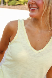 Dear John: Sirena Tank - Wax Yellow