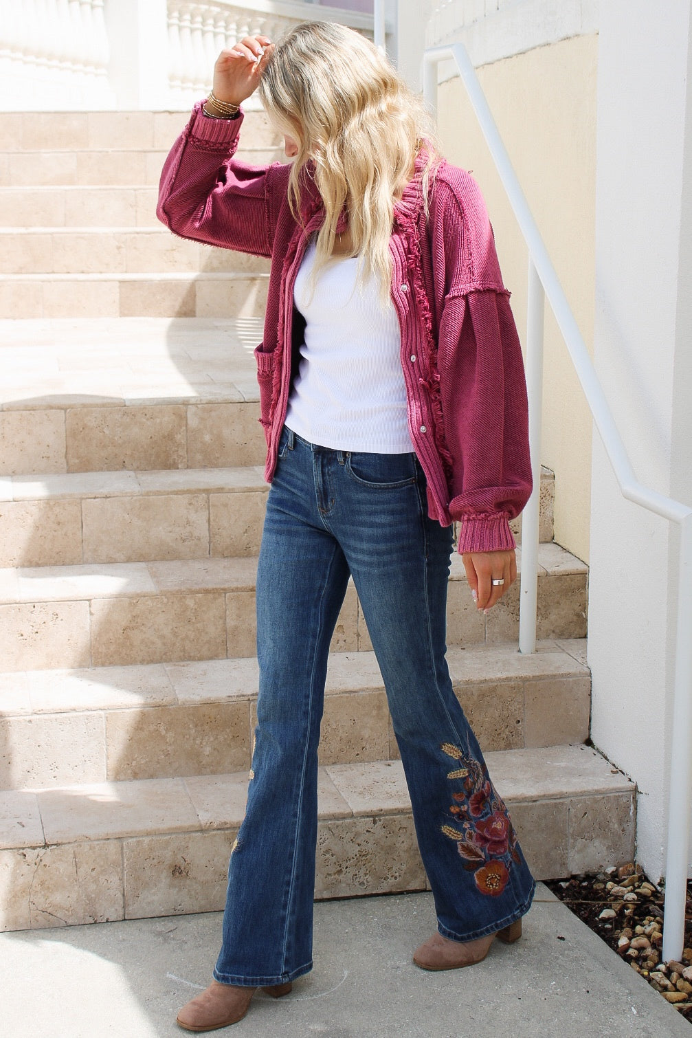 Dear John: Rosa Mid Rise Flare Jean - Autumn Revival
