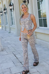 Hidden: Square Neck Camo Vest - Tan Camo