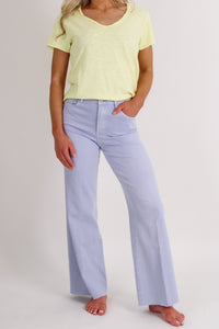Dear John: Fiona High Rise Wide Leg Jeans - Skyway