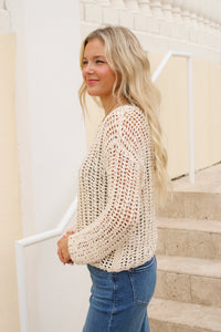 Dear John: Adela Sweater - Lt Beige